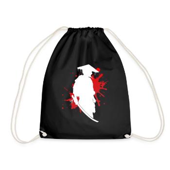 Samouraï guerrier fierté & honneur cadeau - Sac de sport léger - noir - Devant