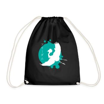 Crane Dynamics & Characters Art - Drawstring Bag - black - Front