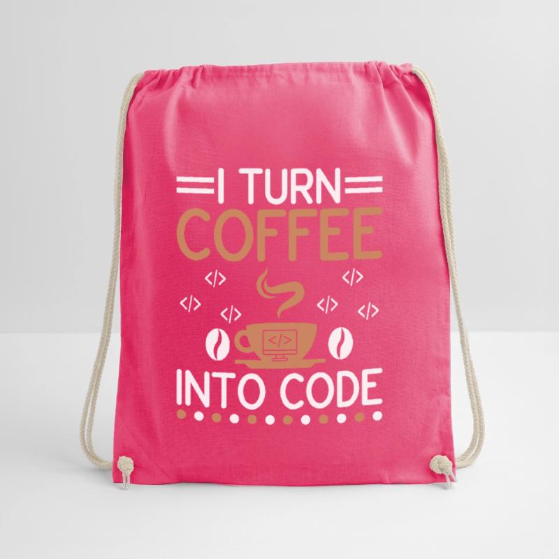 Kaffee-Codierung Programmierer Programmierer Entwickler Nerd Coff Turnbeutel