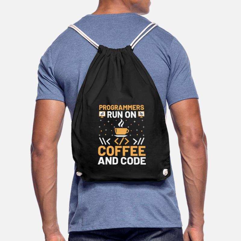 Café Codage Programmeur Codeur Développeur Nerd Coff Sac de sport léger