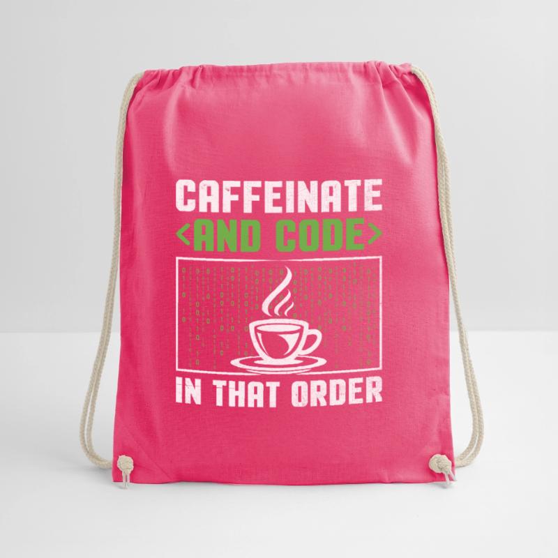 Kaffee-Codierung Programmierer Programmierer Entwickler Nerd Coff Turnbeutel