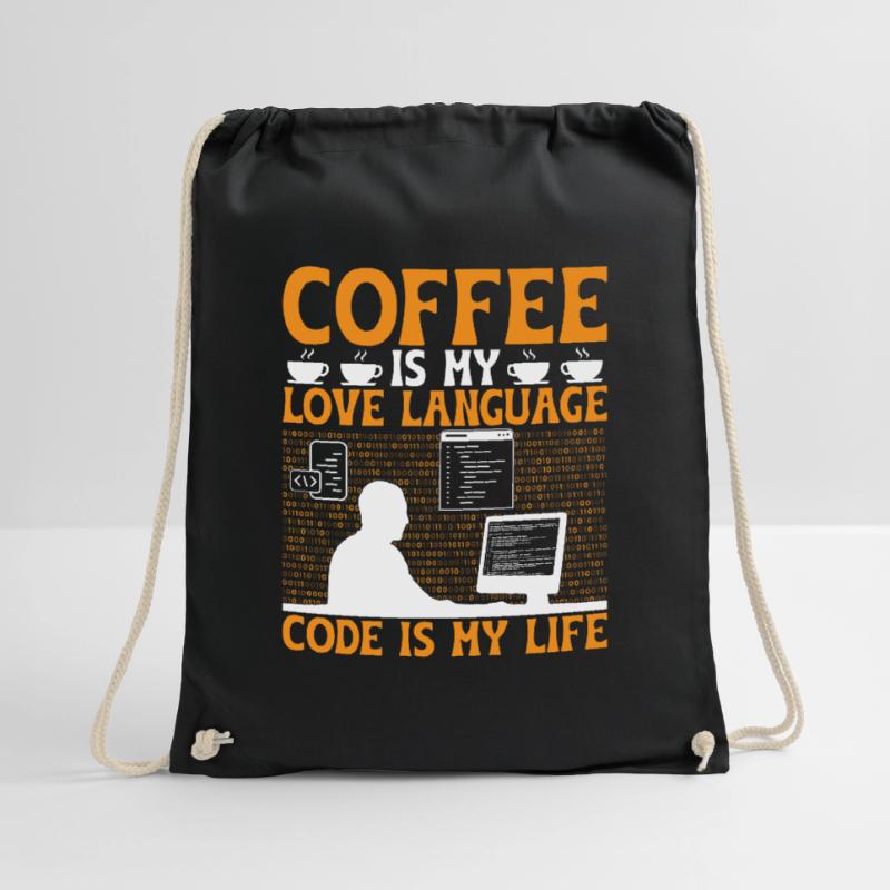 Kaffee-Codierung Programmierer Programmierer Entwickler Nerd Coff Turnbeutel