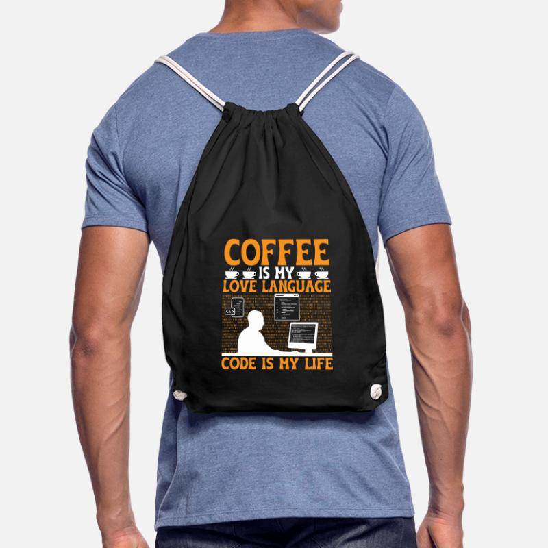 Kaffee-Codierung Programmierer Programmierer Entwickler Nerd Coff Turnbeutel