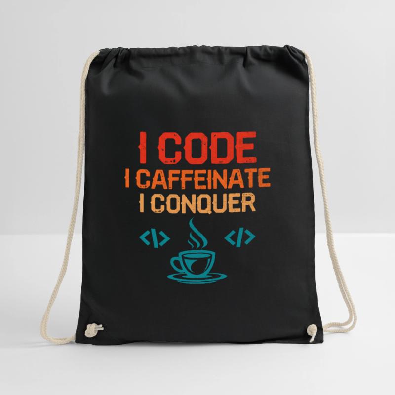 Café Codage Programmeur Codeur Développeur Nerd Coff Sac de sport léger