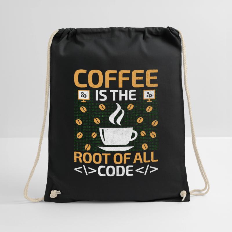 Café Codage Programmeur Codeur Développeur Nerd Coff Sac de sport léger