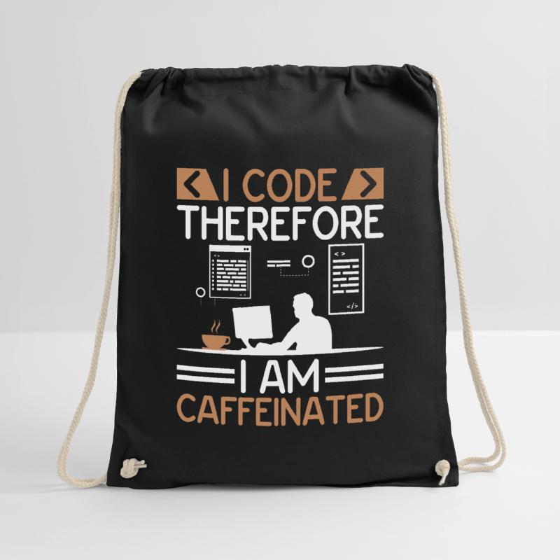 Café Codage Programmeur Codeur Développeur Nerd Coff Sac de sport léger