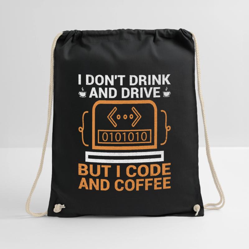 Café Codage Programmeur Codeur Développeur Nerd Coff Sac de sport léger