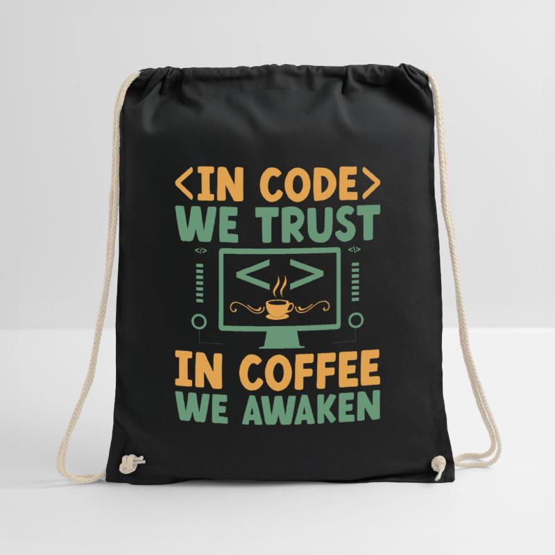 Café Codage Programmeur Codeur Développeur Nerd Coff Sac de sport léger