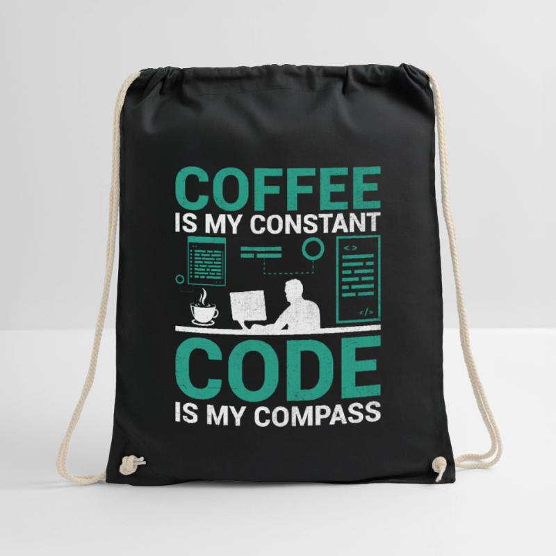 Café Codage Programmeur Codeur Développeur Nerd Coff Sac de sport léger