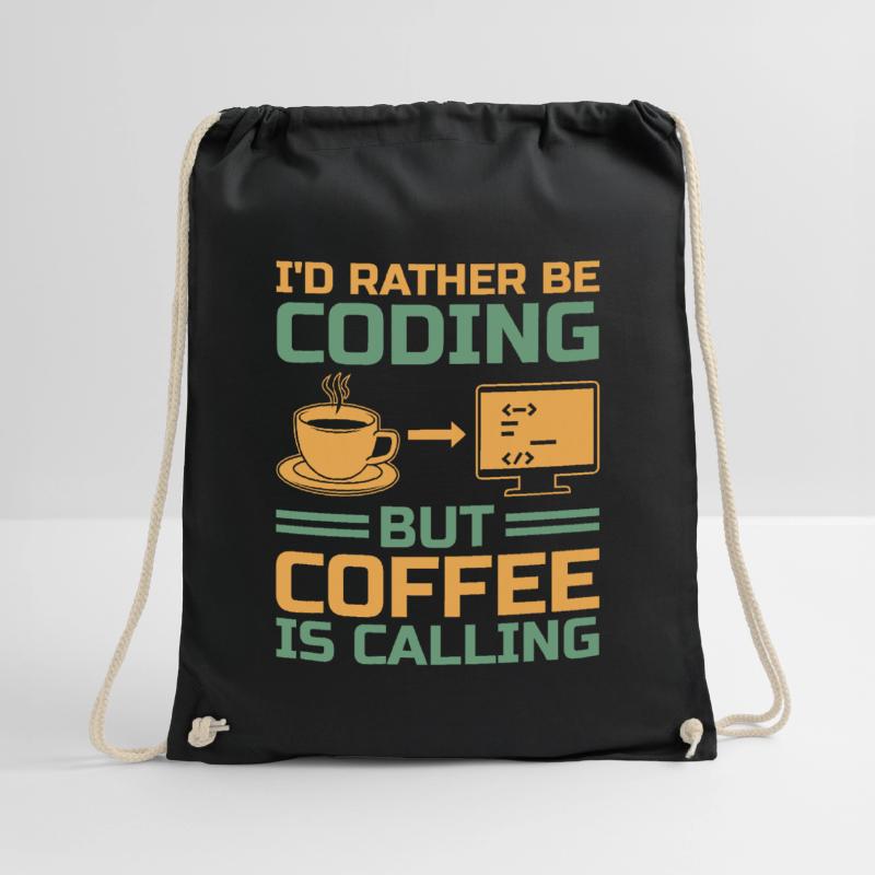 Café Codage Programmeur Codeur Développeur Nerd Coff Sac de sport léger
