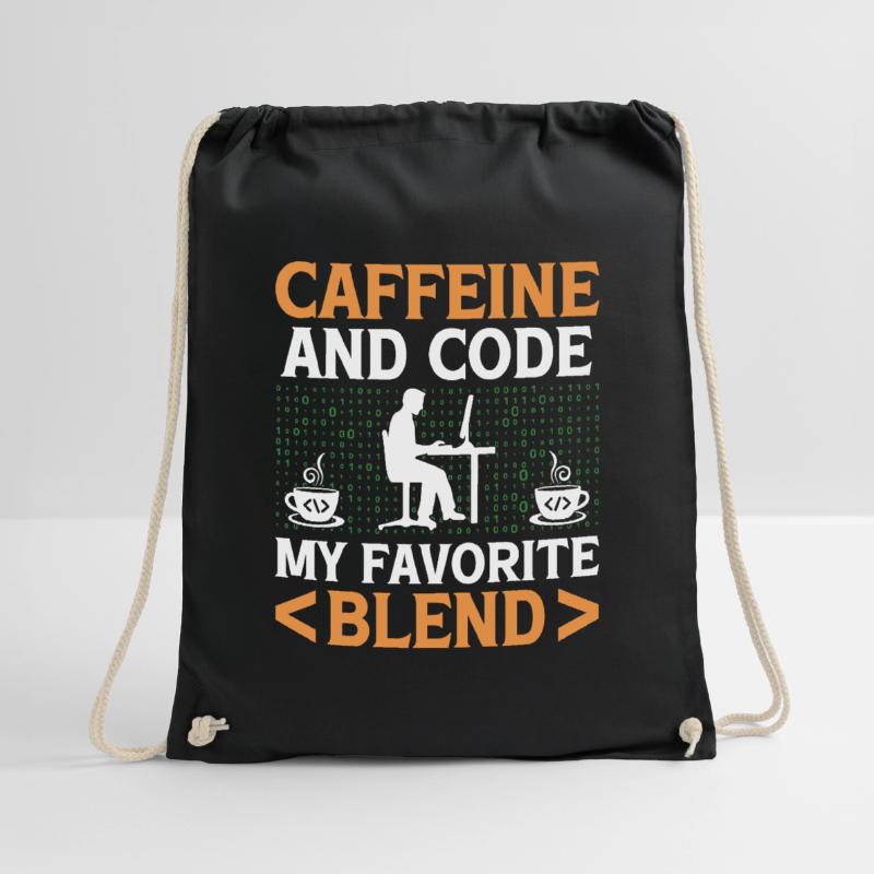 Café Codage Programmeur Codeur Développeur Nerd Coff Sac de sport léger
