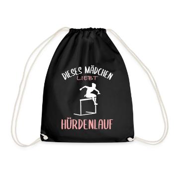 Hurdle Running Love - Girl Power - Sac de sport léger - noir - Devant