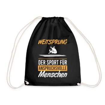 Elite Long Jump - Drawstring Bag - black - Front