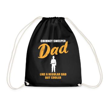 Chimney Sweeper Dad – Cooler than Cool - Turnbeutel - Schwarz - Vorne
