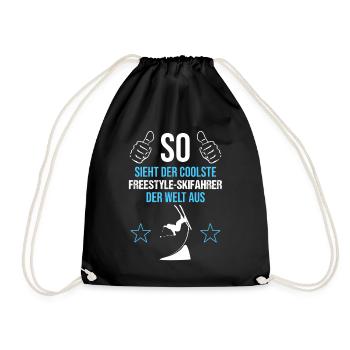 Le ski freestyle pro le plus cool - Sac de sport léger - noir - Devant