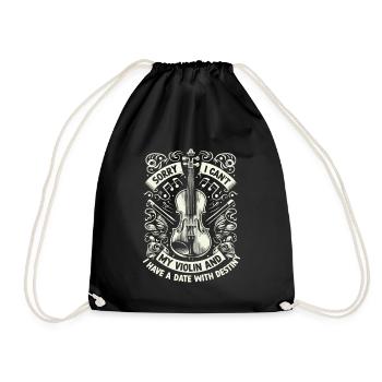 Désolé, je ne peux pas mon violon et j’ai un rendez-vous avec Des - Sac de sport léger - noir - Devant