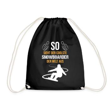 Les meilleurs snowboarders – les meilleurs du monde - Sac de sport léger - noir - Devant
