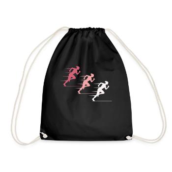 Sprinters colorés Elite - Sac de sport léger - noir - Devant