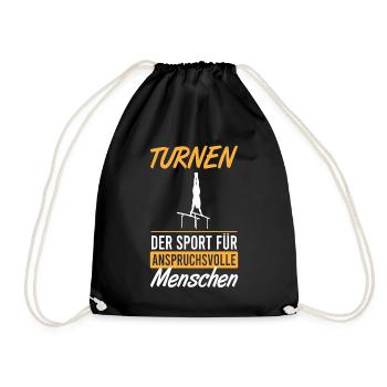 L’élégance sophistiquée de la gymnastique - Sac de sport léger - noir - Devant