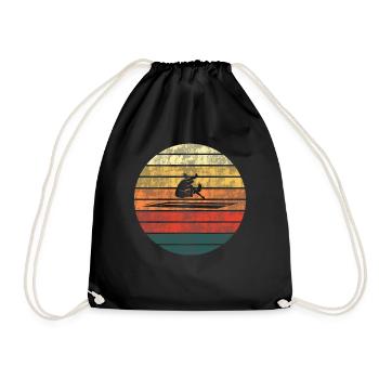 Cadeau gagnant du défi de saut en longueur - Sac de sport léger - noir - Devant