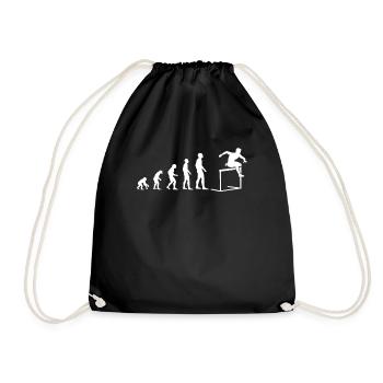 Evolution Obstacle Course Sport Evolutionary - Drawstring Bag - black - Front