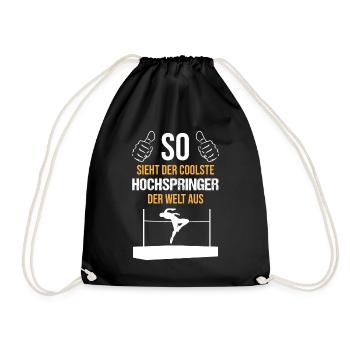 Coolest High Jumper World Class Athlete - Drawstring Bag - black - Front