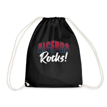 Algebra Lover Mathematician Algebra Teacher Must - Drawstring Bag - black - Front