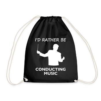 Je préfère de loin conduire maintenant - Cadeau - Sac de sport léger - noir - Devant