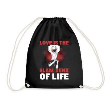 Basket Couple Love Basketball Must Haves pour - Sac de sport léger - noir - Devant