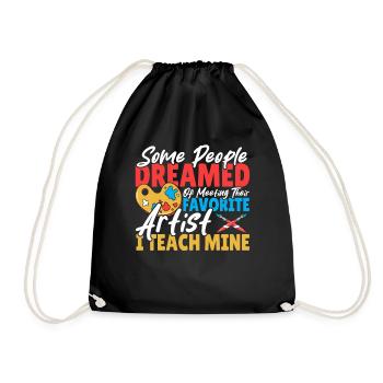 Dessin, Artiste, Tissage, Art Enseignement Révolution - Sac de sport léger - noir - Devant