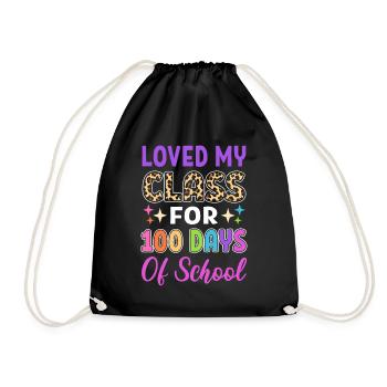J’ai adoré ma classe pendant 100 jours d’école - Sac de sport léger - noir - Devant