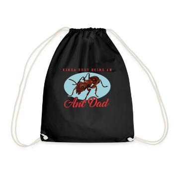 Fourmis papa Formicarium fourmi ferme cadeau - Sac de sport léger - noir - Devant