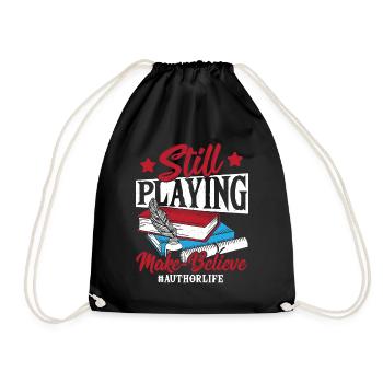Blogueur Bookish Writer Scénariste de jeux - Sac de sport léger - noir - Devant
