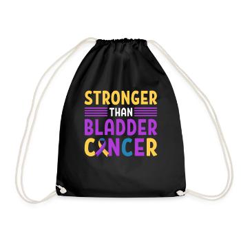 Boucle du cancer de la vessie survivant - Sac de sport léger - noir - Devant