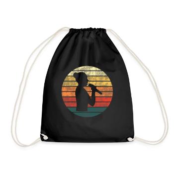 Chanteur Sunset Melody - Sac de sport léger - noir - Devant
