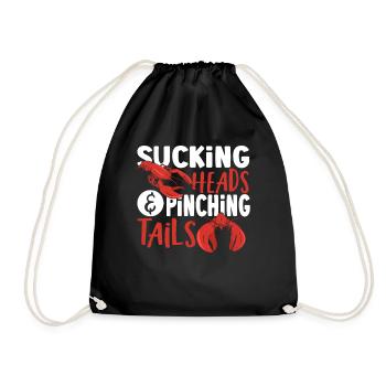Cajun Food Crawfish Lover Crayfish Boil Crawfish - Drawstring Bag - black - Front