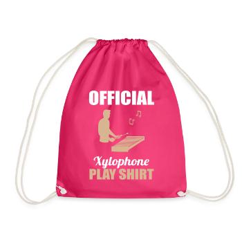 Xylophon Virtuose Offizielles Spielshirt - Turnbeutel - Fuchsia - Vorne