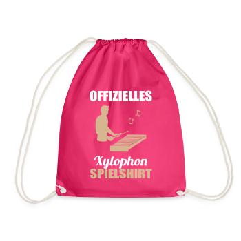Xylophon Virtuose Offizielles Spielshirt - Turnbeutel - Fuchsia - Vorne