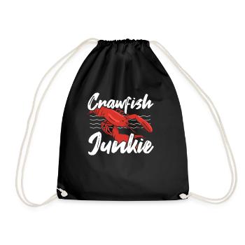 Crayfish Cajun Saison Liebhaber Partei Yabbie - Turnbeutel - Schwarz - Vorne