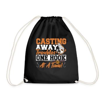 Chemise de pêche en kayak de pêcheur pour les pêcheurs qui ont tout - Sac de sport léger - noir - Devant