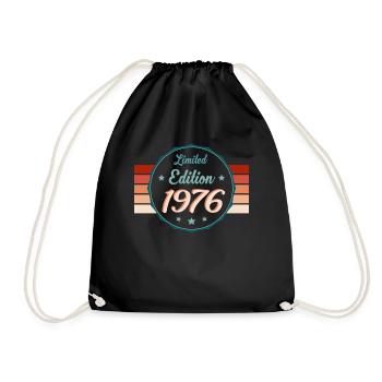 1976 - Klassiker Limited Retro Edition - Turnbeutel - Schwarz - Vorne