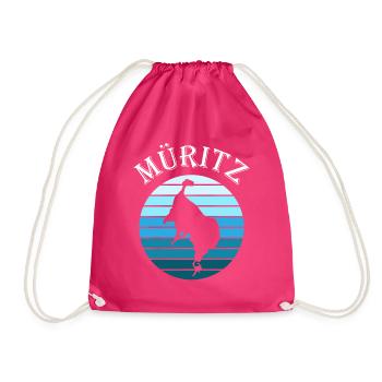 Müritzsee Kontur - Découvrez la nature à l’état pur - Sac de sport léger - fuchsia - Devant