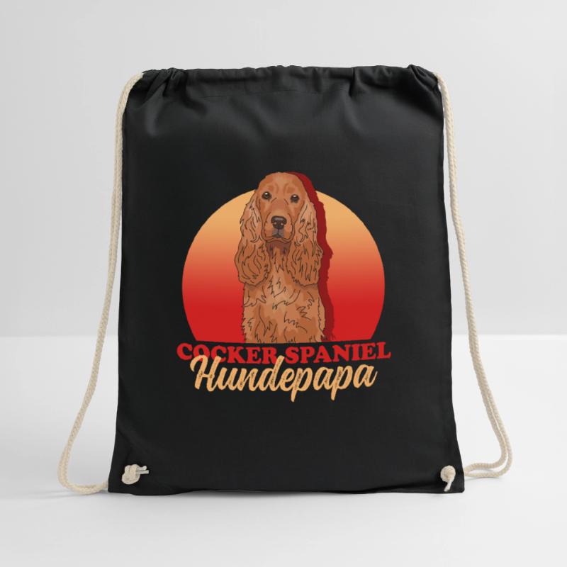 Cocker Spaniel Dog Dad | Cocker Spaniel Gift Drawstring Bag