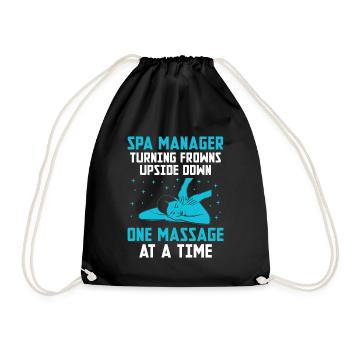 Gestionnaire de SPA Emploi Bien-être Drôle Gestion de SPA Sayi - Sac de sport léger - noir - Devant