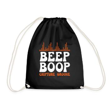 Chiptune Music Lover Groove zu den Bleeps und Bloo - Turnbeutel - Schwarz - Vorne