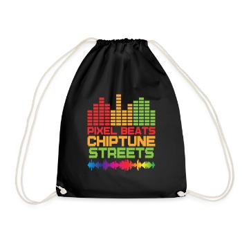 Chiptune Music Lover Groove zu den Bleeps und Bloo - Turnbeutel - Schwarz - Vorne