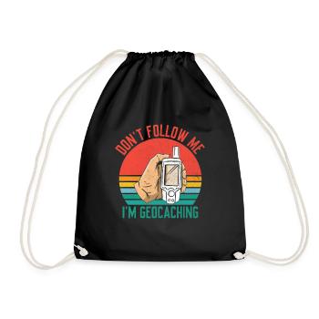 Géocaching Géocache Géocacher Funny Geocacher Sayi - Sac de sport léger - noir - Devant