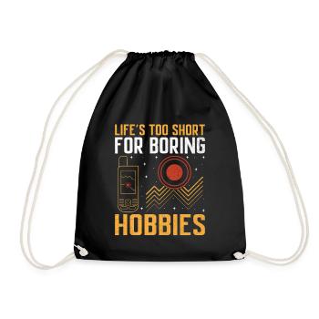 Géocaching Géocache Géocacher Funny Geocacher Sayi - Sac de sport léger - noir - Devant