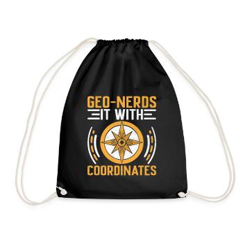 Géocaching Géocache Géocacher Funny Geocacher Sayi - Sac de sport léger - noir - Devant