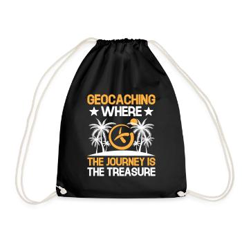Géocaching Géocache Géocacher Funny Geocacher Sayi - Sac de sport léger - noir - Devant